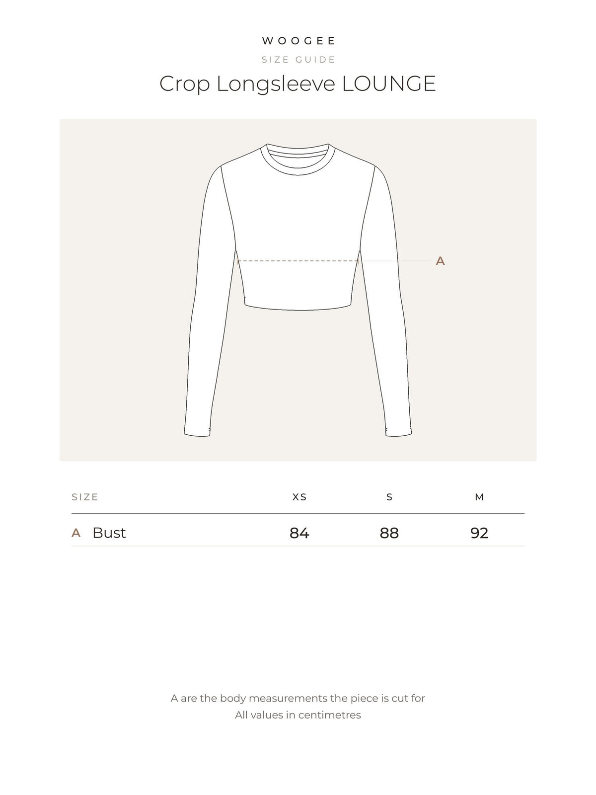 Size & fit — Grey Melange — Cream — Black — Chocolate — WOOGEE