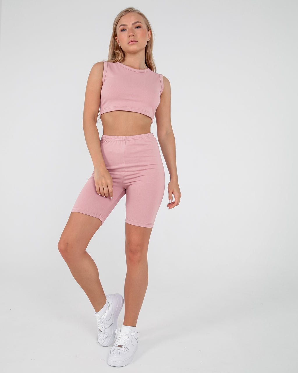 Bike Shorts TERRI — Ash Pink