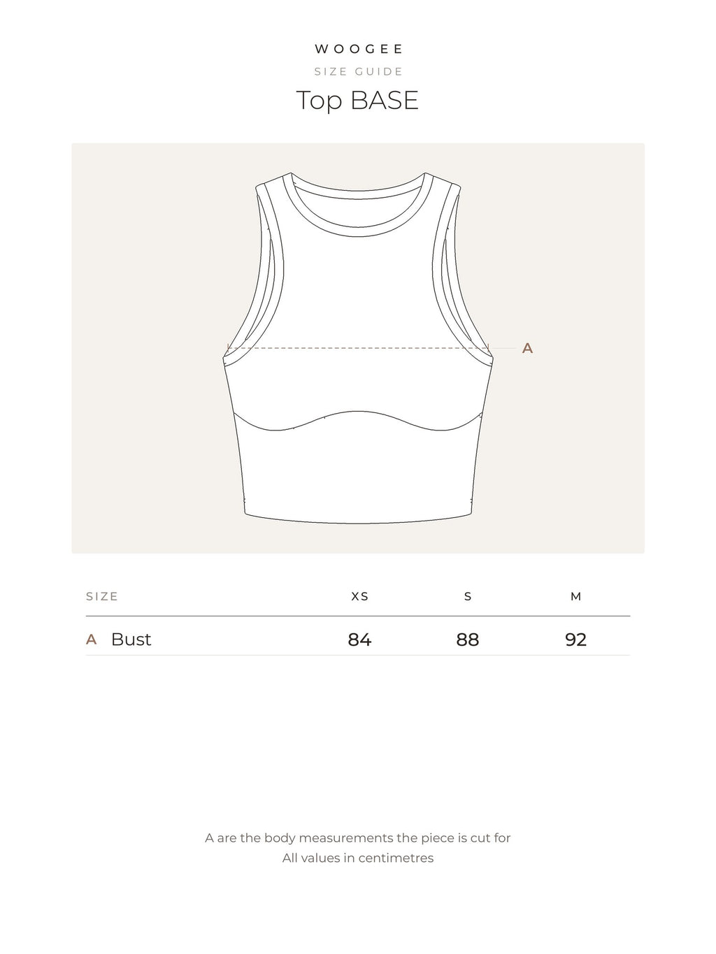 Size & fit — Grey Melange — Milk — Black — WOOGEE