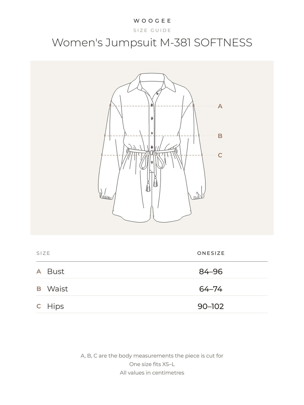 Size & fit — Sand — Marl Grey — WOOGEE