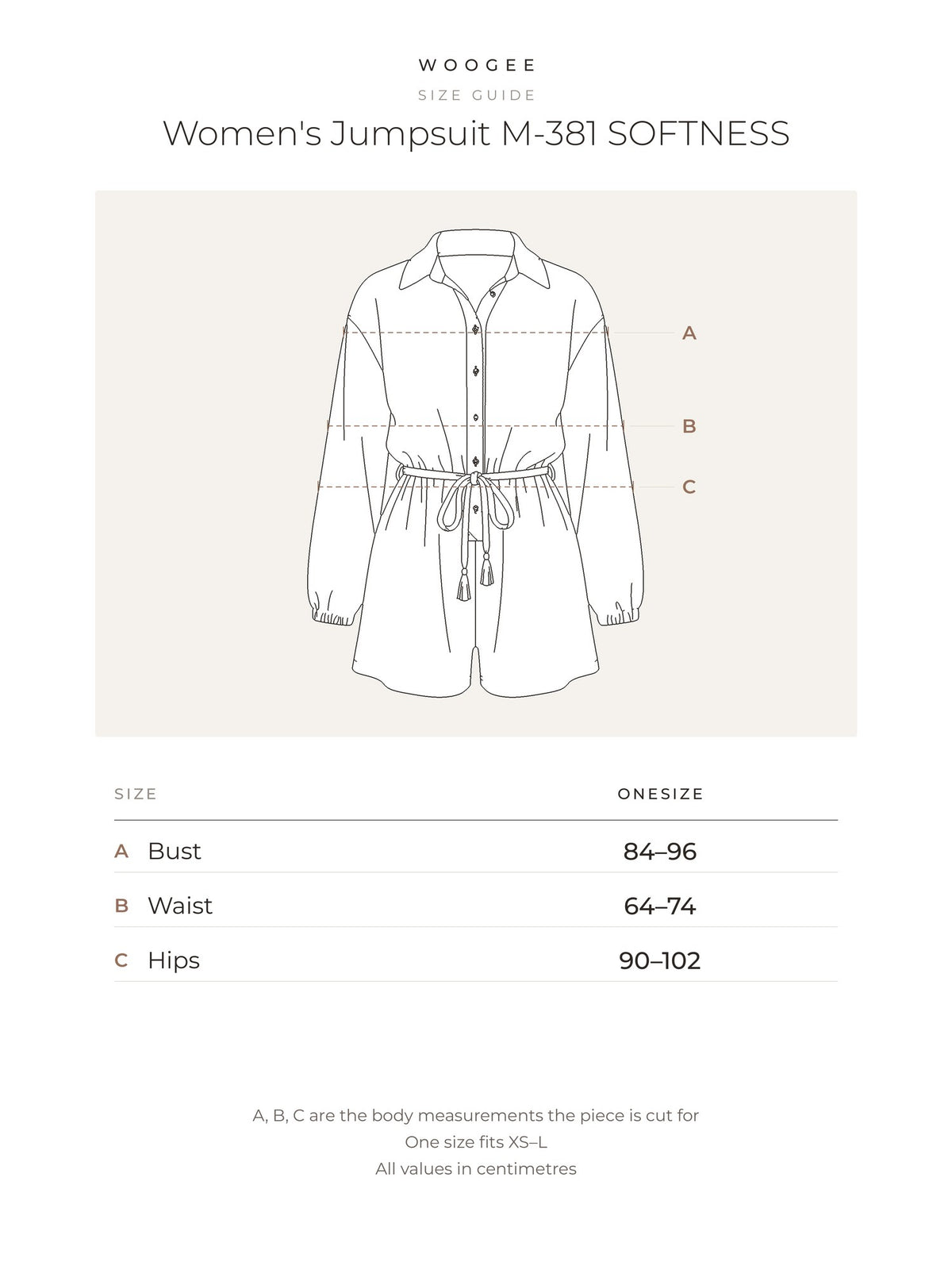 Size & fit — Sand — Marl Grey — WOOGEE