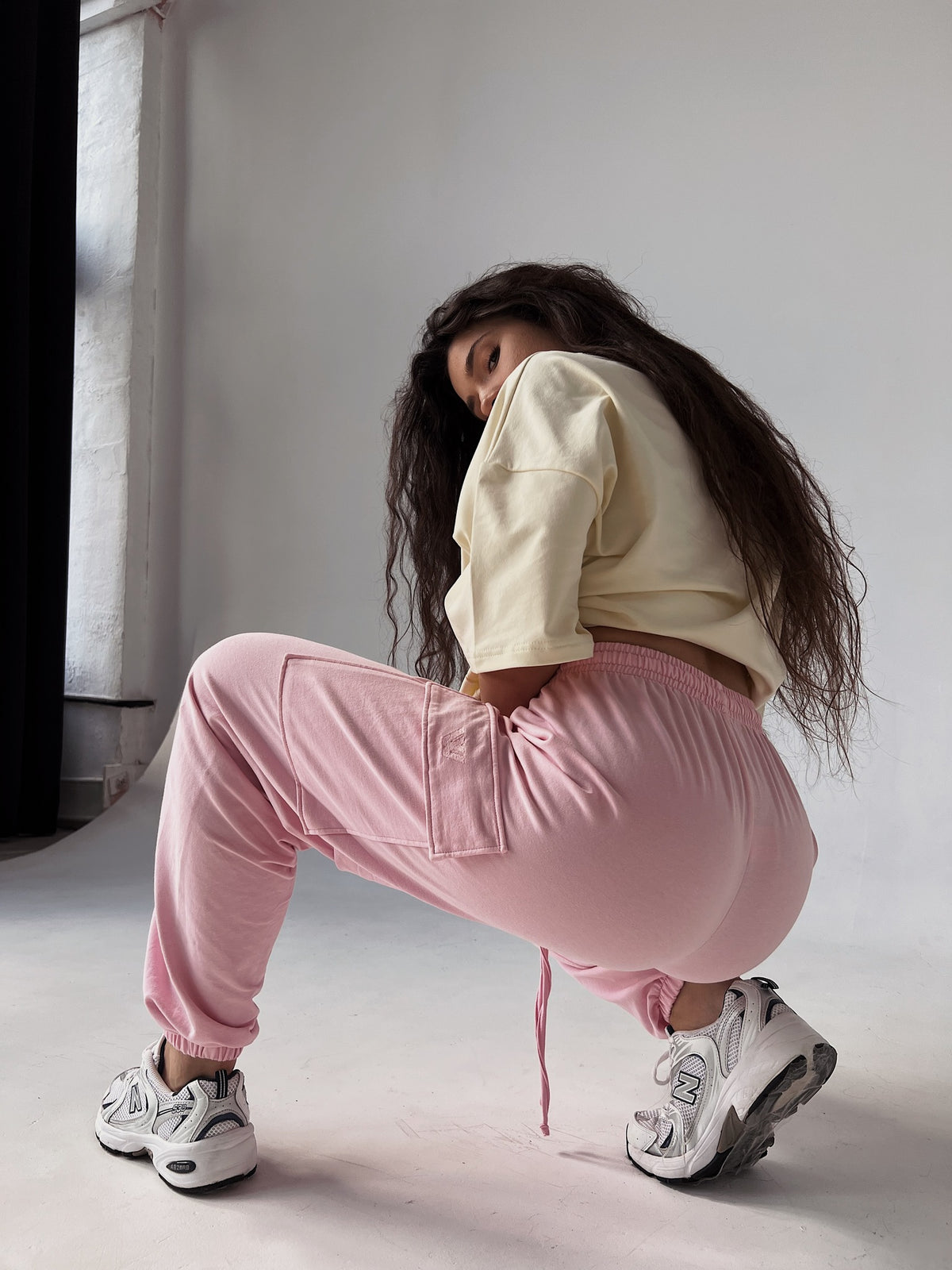 Pants Cargo AMBITION — Pink