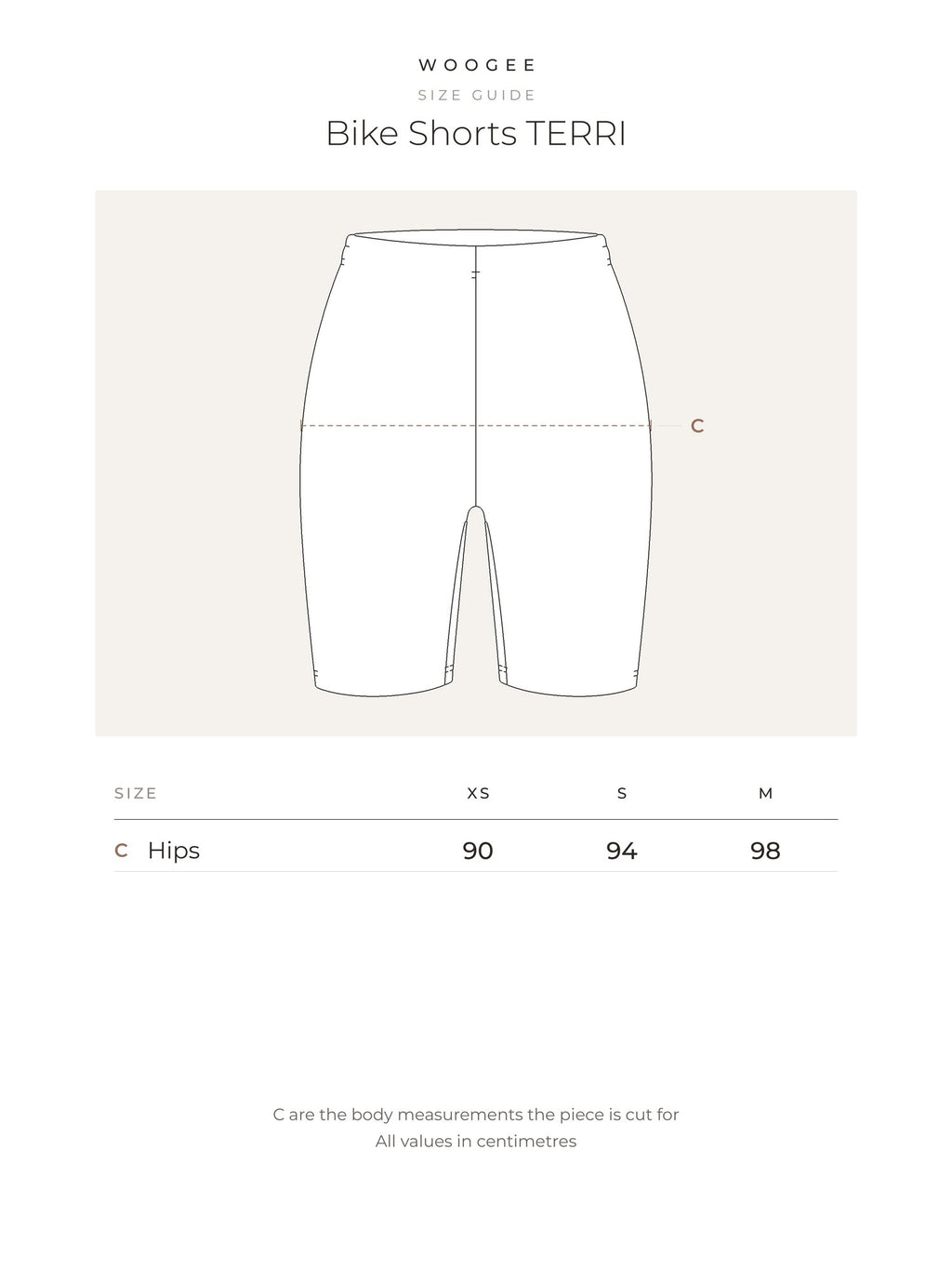 Size & fit — White — Graphite — Nude — Ash Pink — Cement — Black — WOOGEE