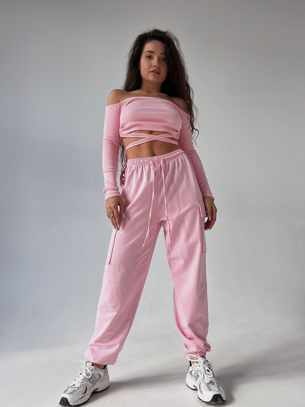 Pants Cargo AMBITION — Pink