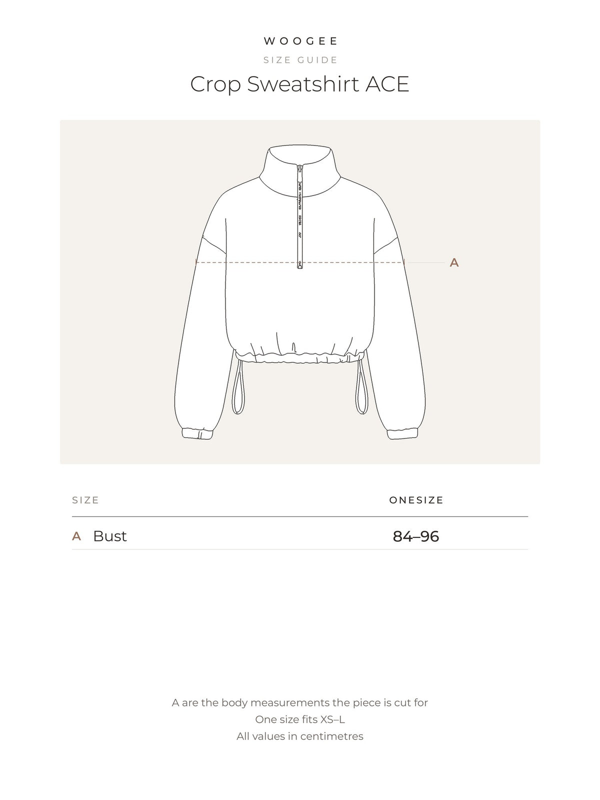 Size & fit — White — Butter — WOOGEE
