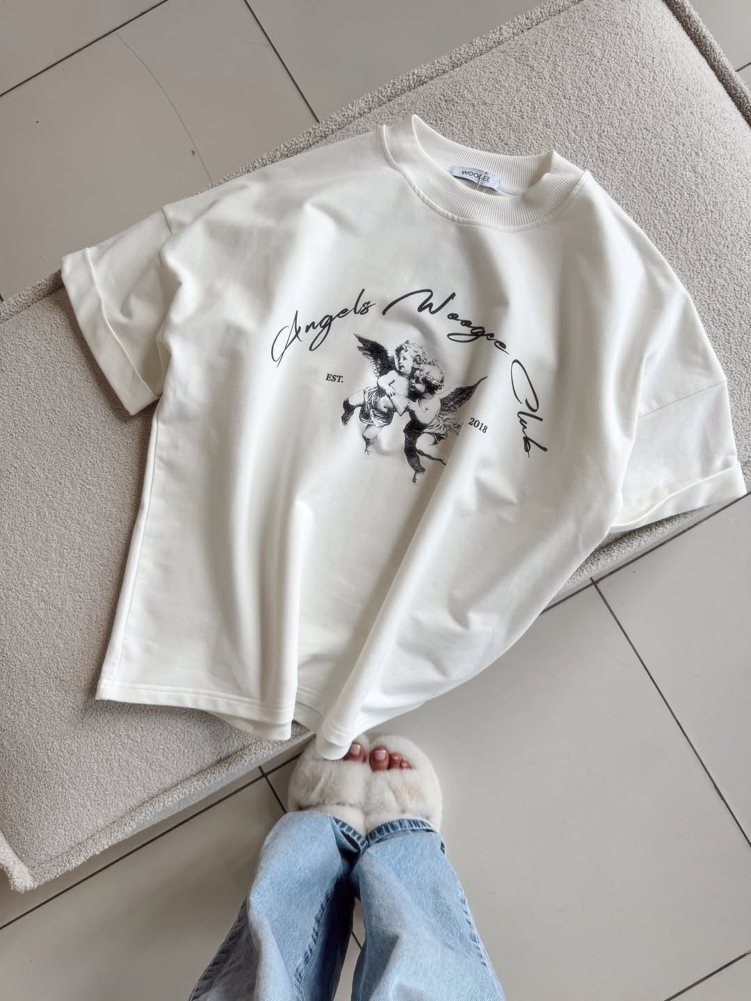 T-shirt ANGEL — Milky