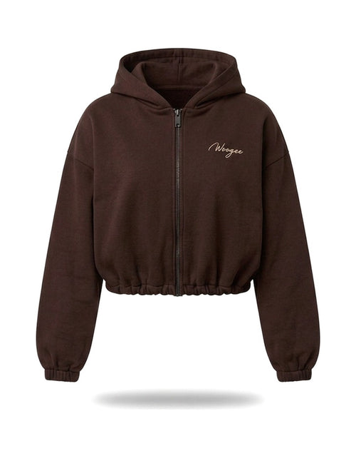 Hoodie BAGGY Winter — Chocolate — WOOGEE