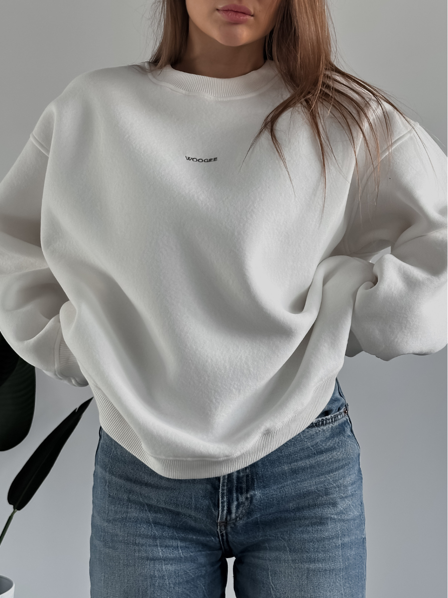 Sweatshirt COSY ( One Size) — Milk