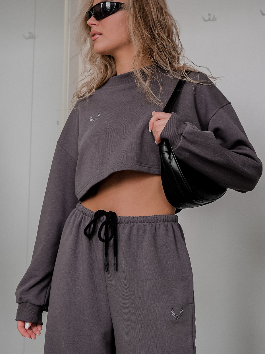 Sweatshirt UNREAL — Asphalt