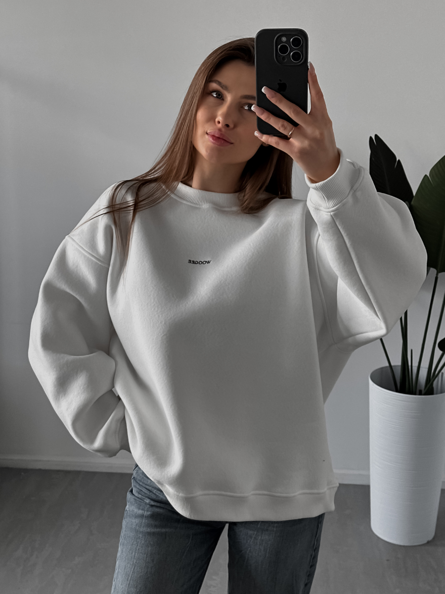 Sweatshirt COSY ( One Size) · Milk