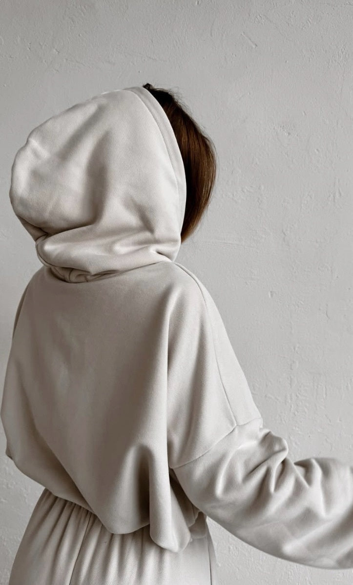 Hoodie BAGGY — Cream