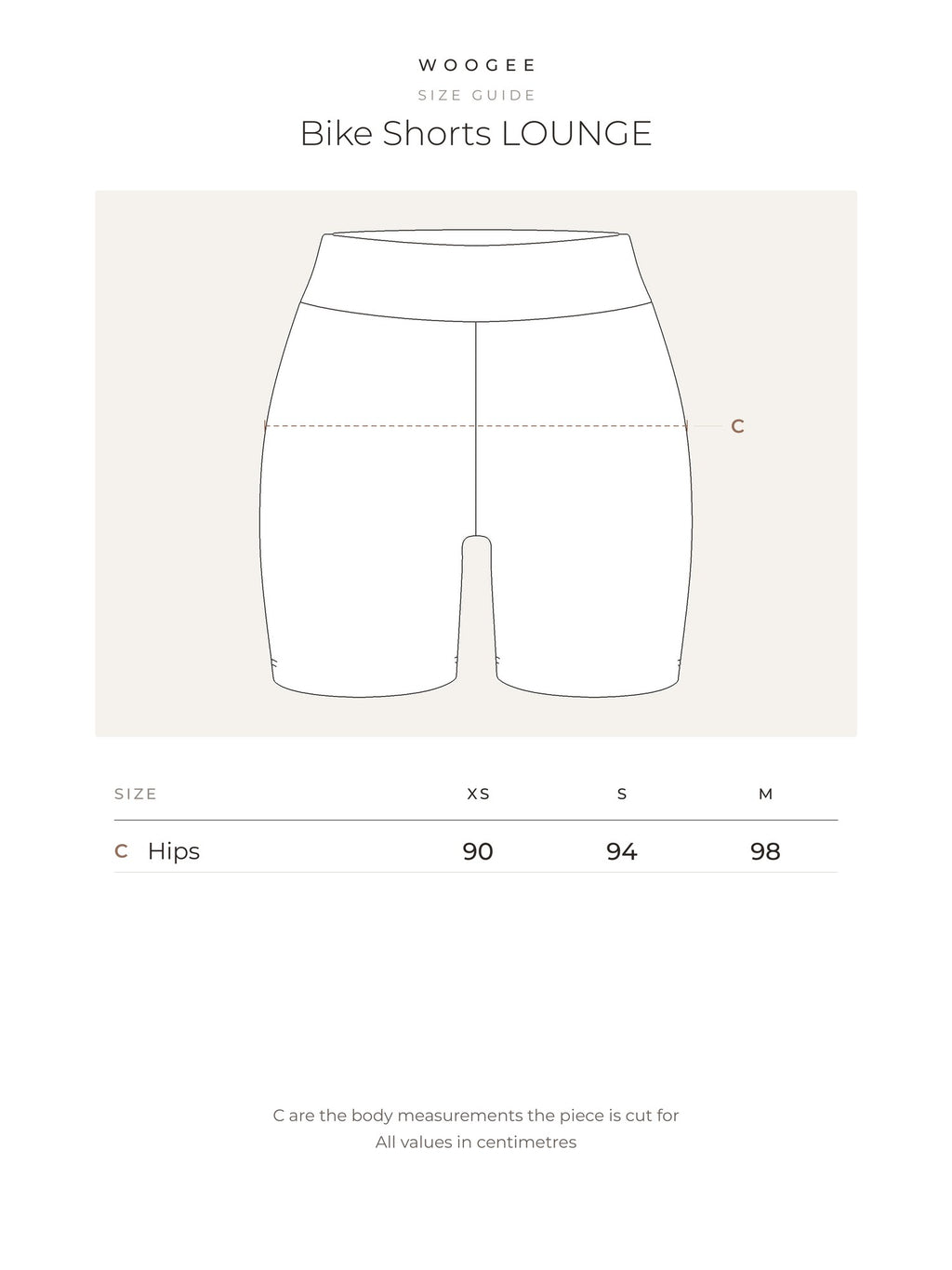 Size & fit — Black — Chocolate — WOOGEE