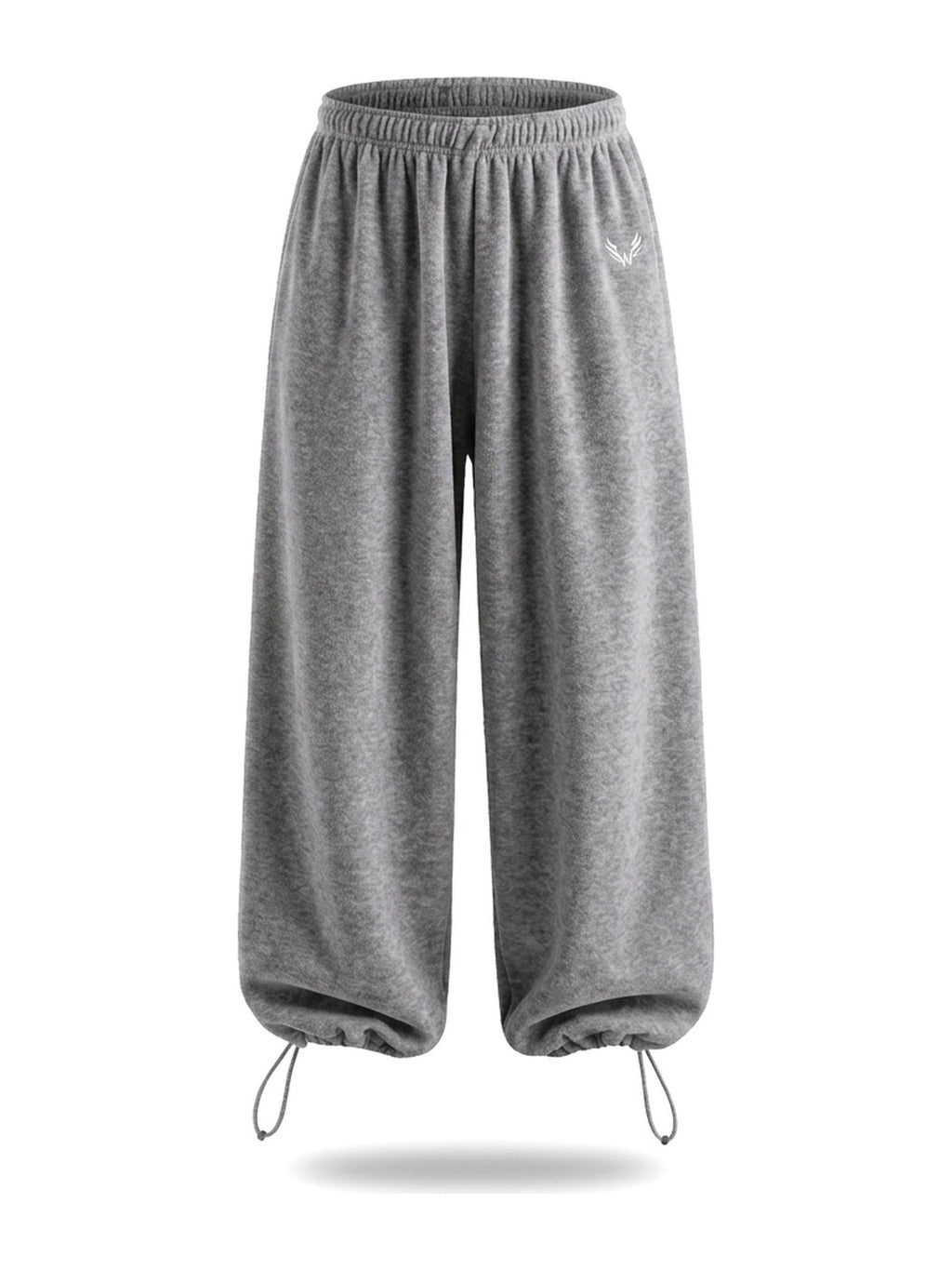 Pants BAGGY VELOURS — Marl Grey — WOOGEE