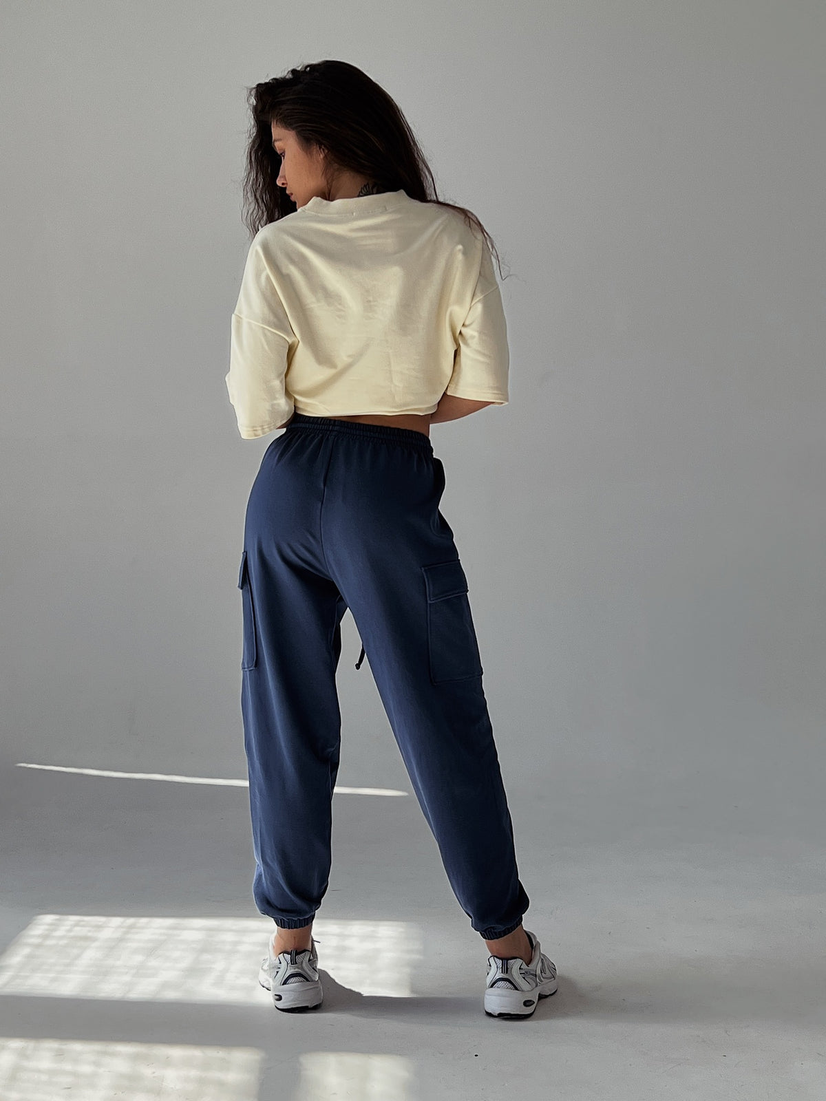 Pants Cargo AMBITION — Indigo