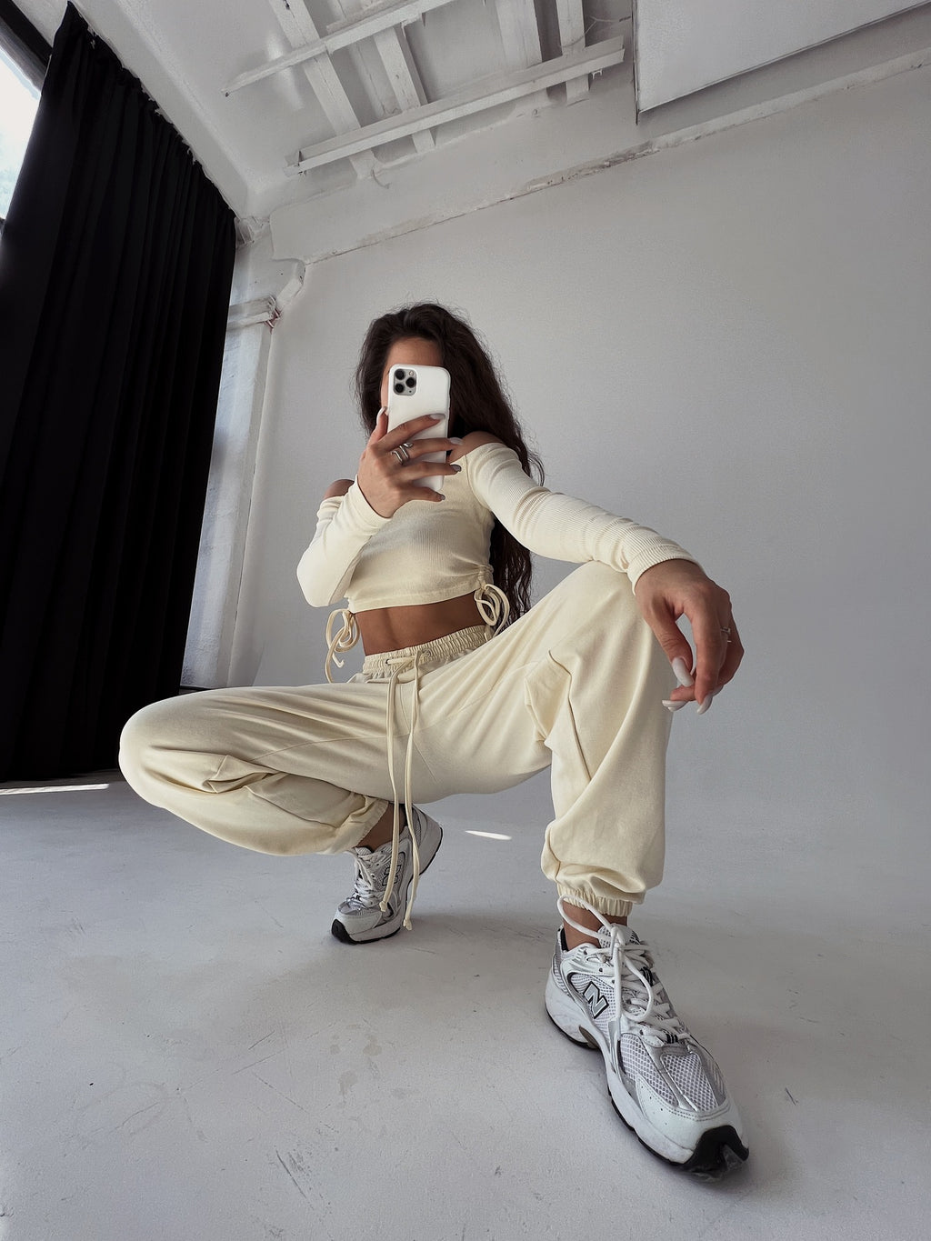 Longsleeve AMBITION — Milk
