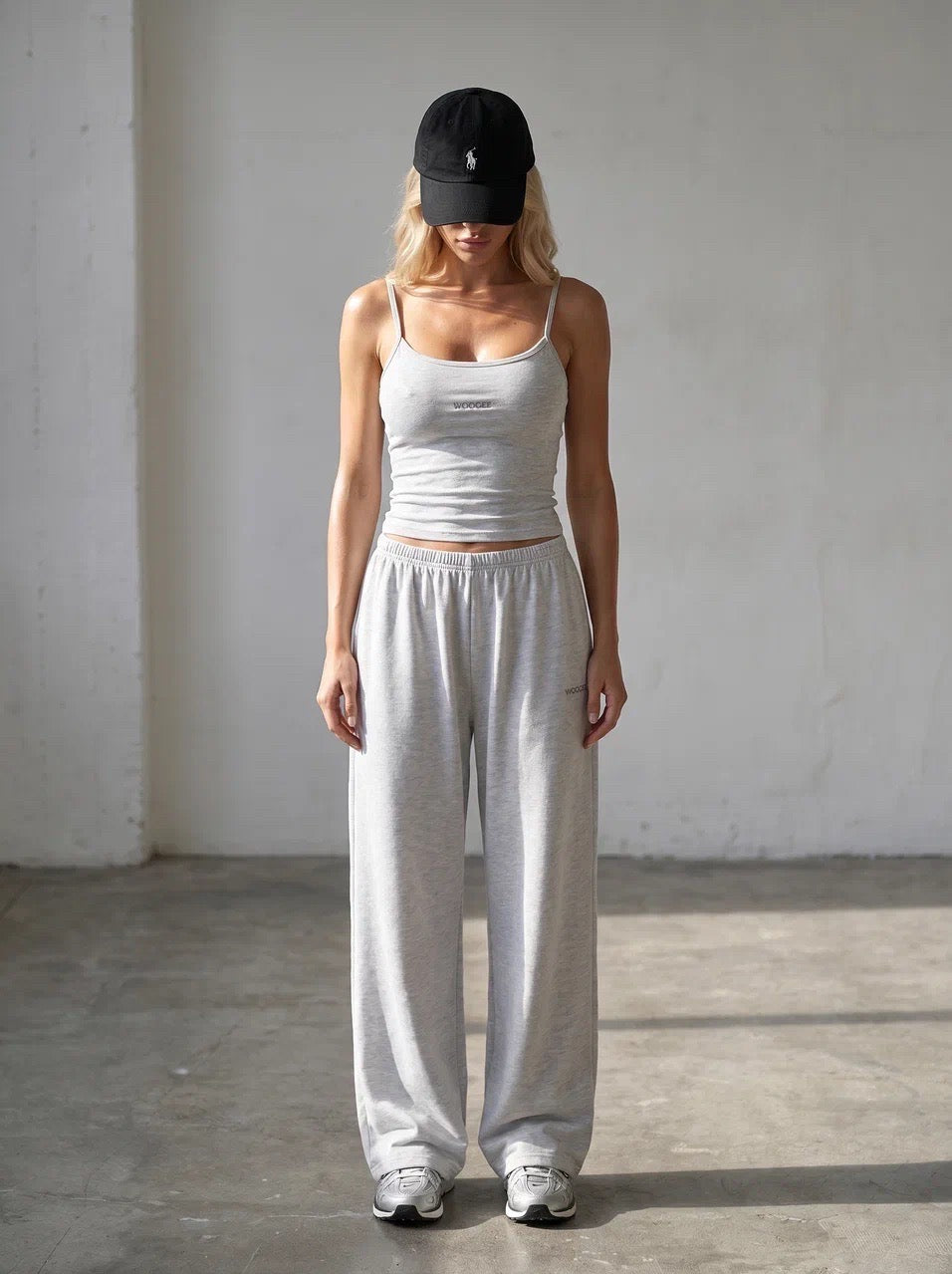Pants LOUNGE — Grey Melange — WOOGEE