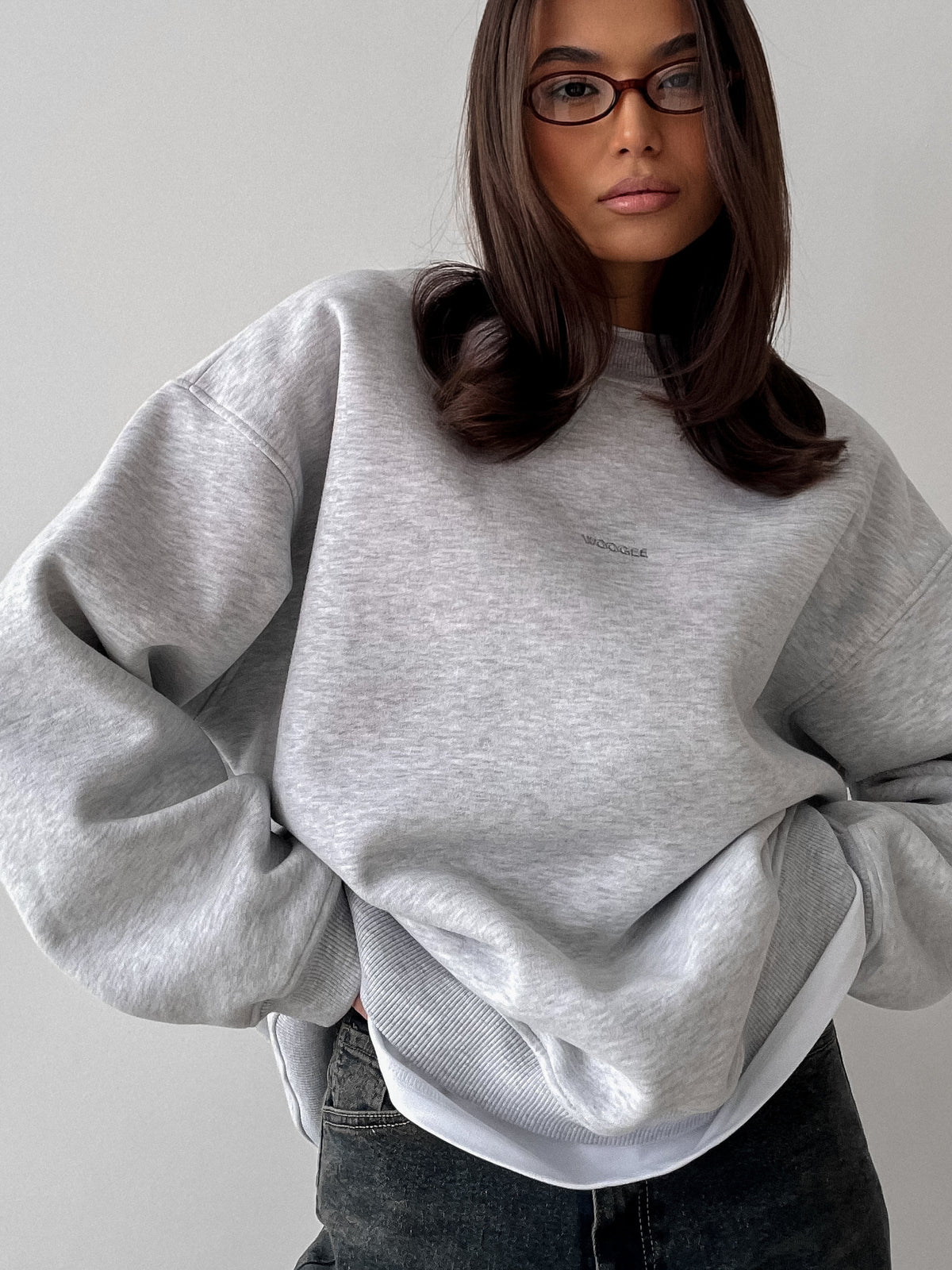 Sweat COSY (taille unique) · Grey Melange