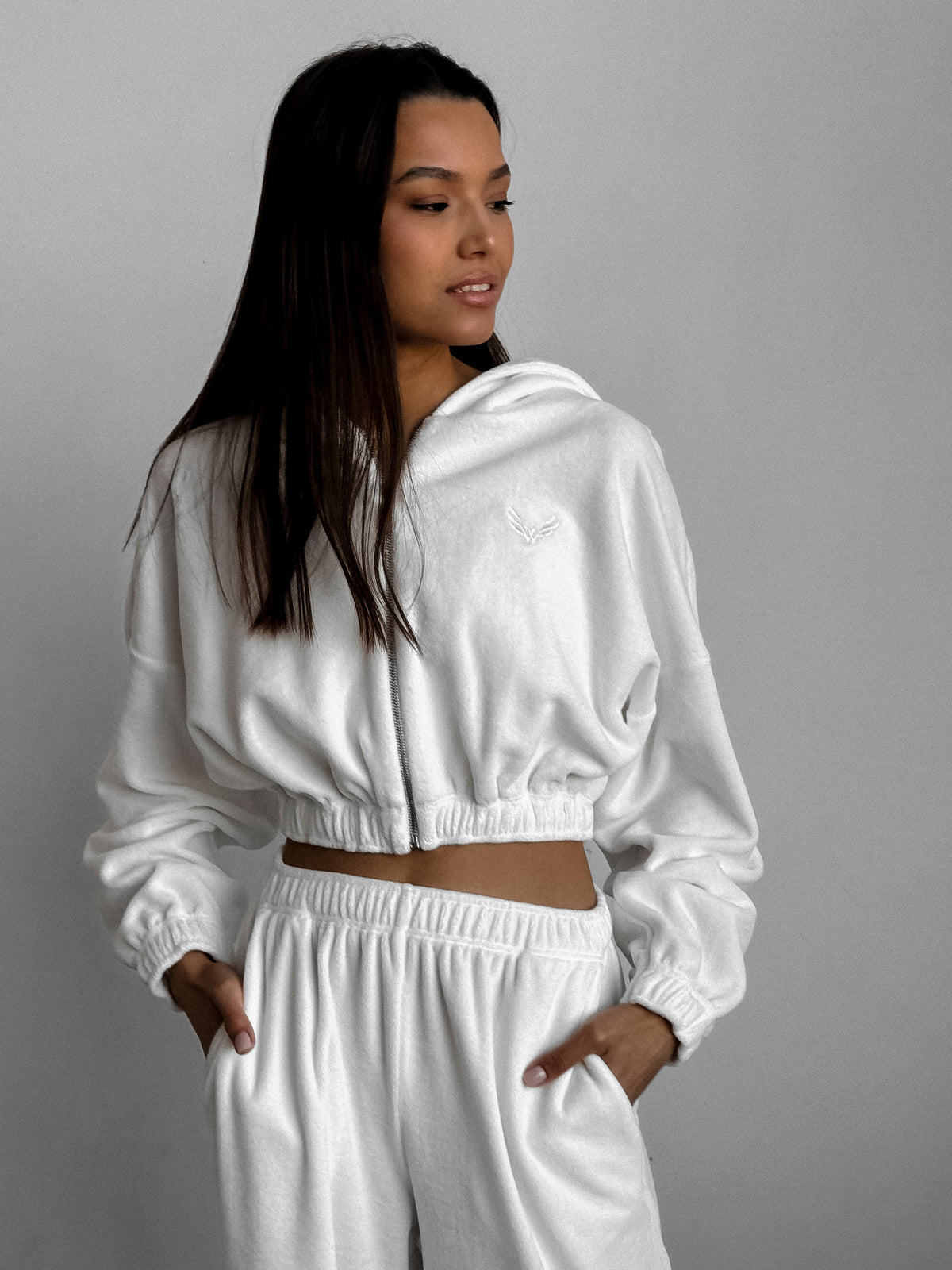Hoodie ZIP SOFTNESS · Milk