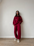 Sweatshirt YOU CAN — Burgundy