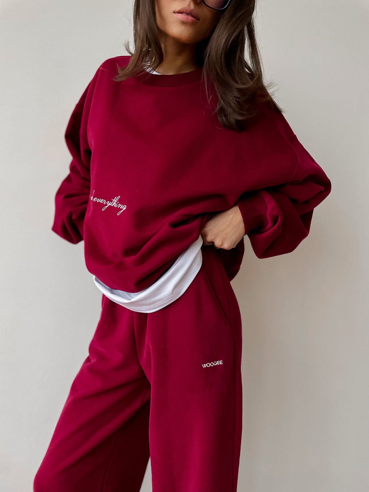 Pants YOU CAN — Burgundy