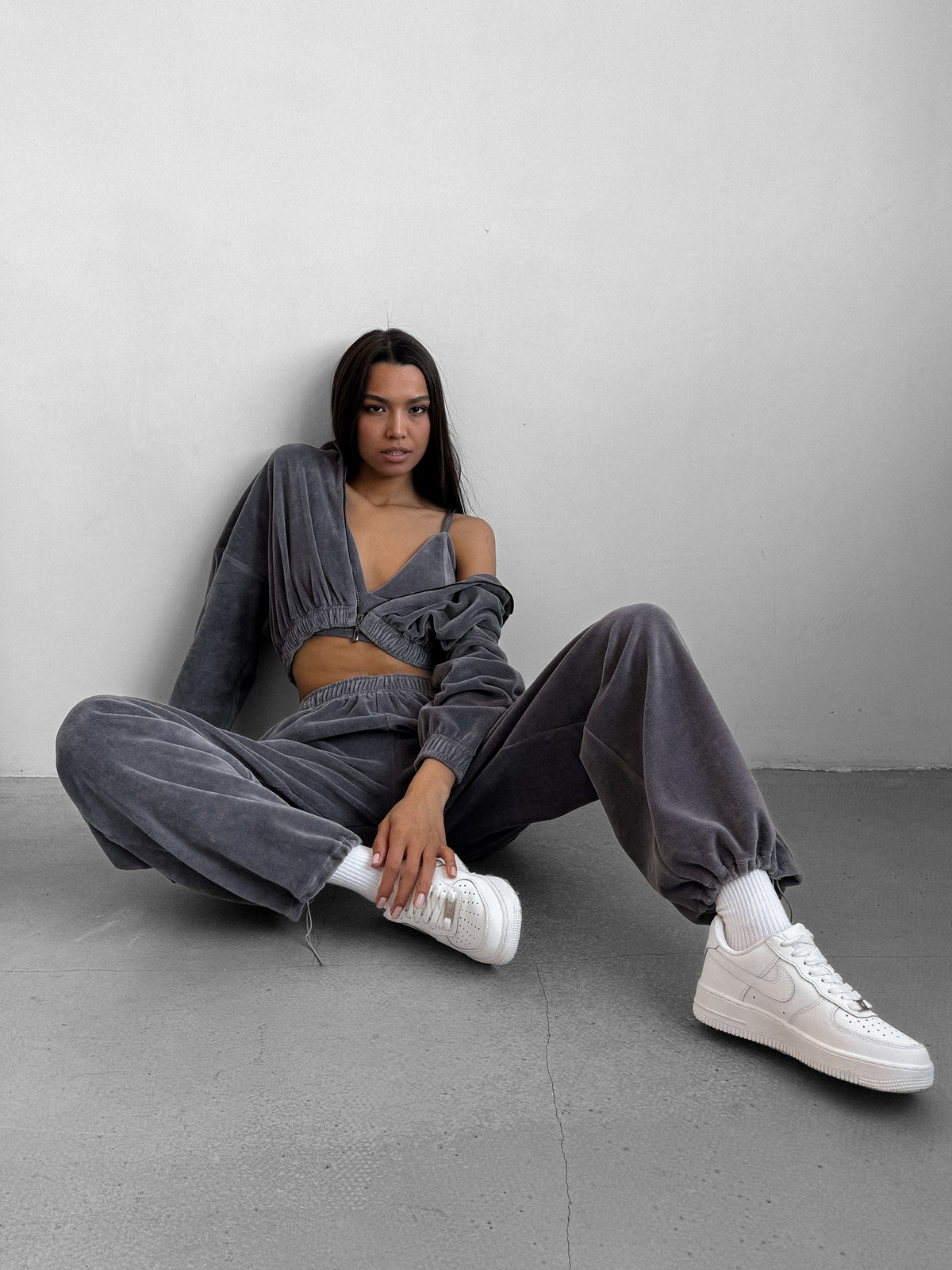 Palazzo Pants SOFTNESS — Ash