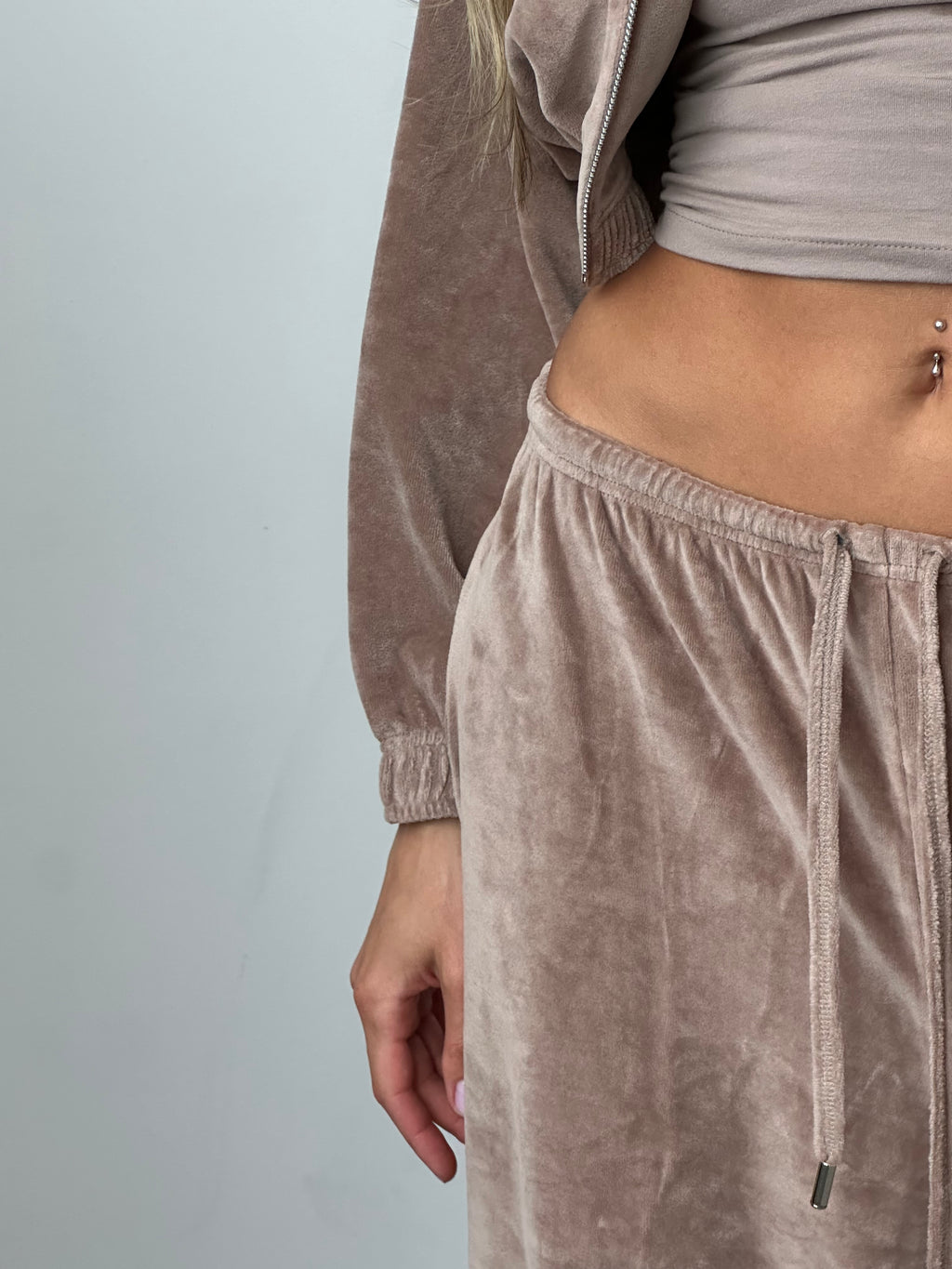 Pants SOFTNESS NEW VELOURS — Mocha