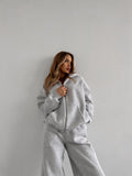 Hoodie MOVE Winter — Grey Melange