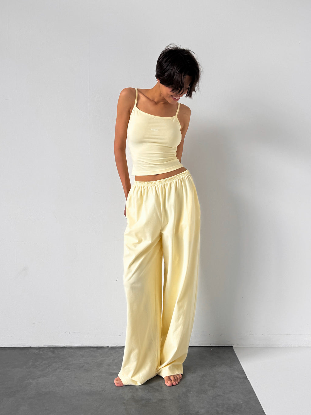 Top "LOUNGE" — Butter — WOOGEE