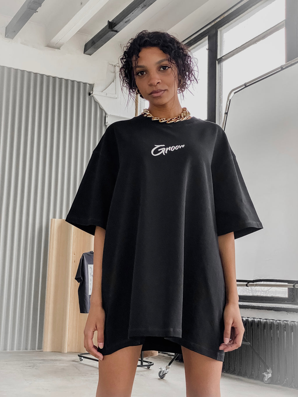 T-shirt GROOVE Black — WOOGEE