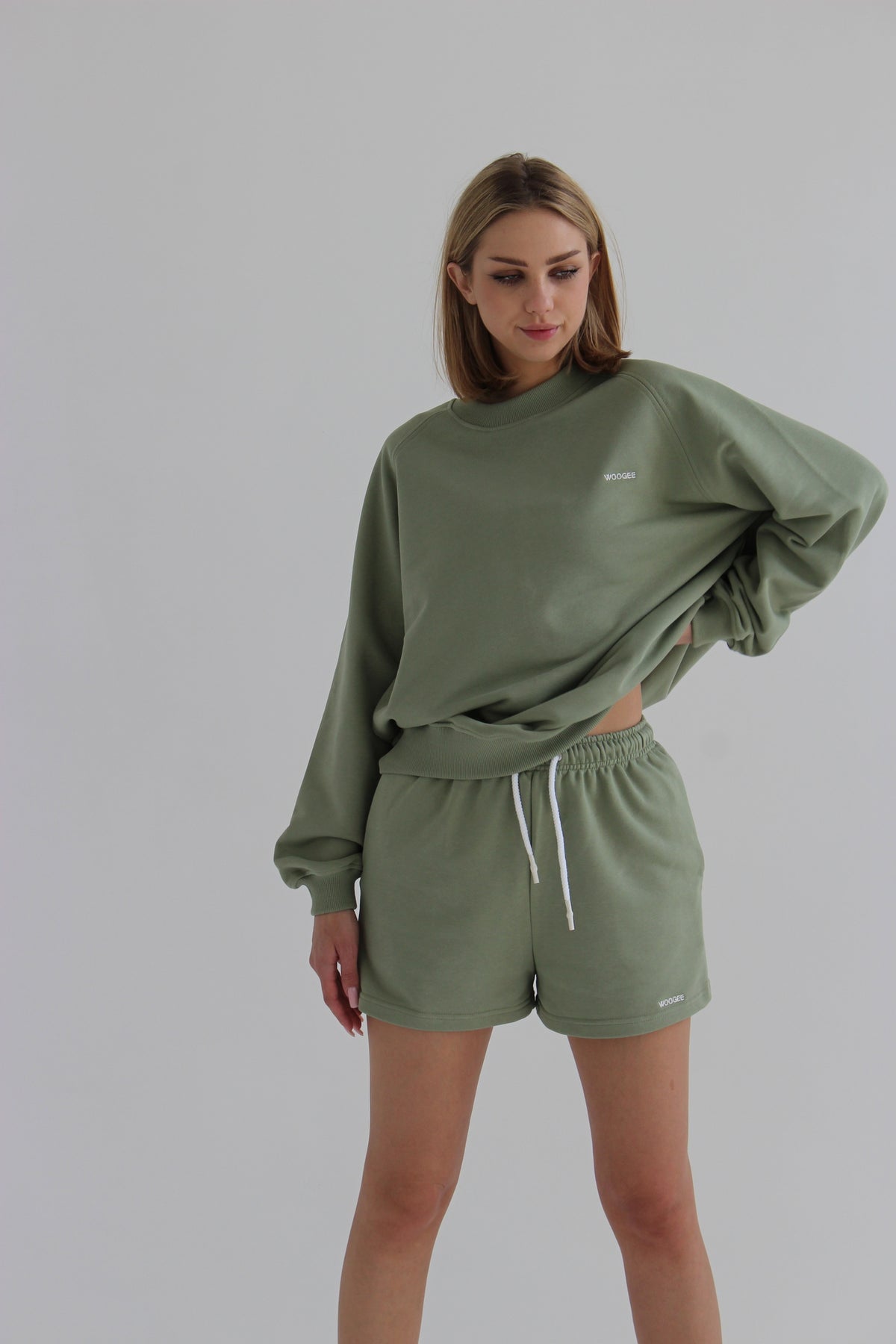 Sudadera SIMPLE · Olive