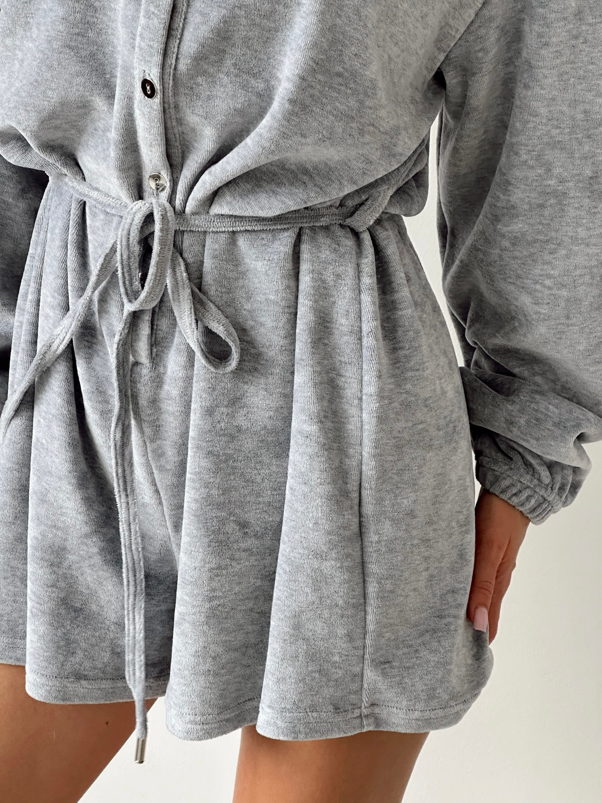 Women's Jumpsuit M-381 SOFTNESS — Marl Grey