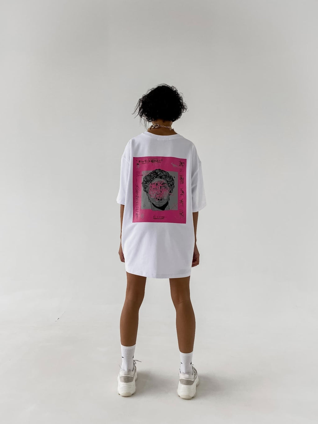 T-shirt GROOVE / White — WOOGEE