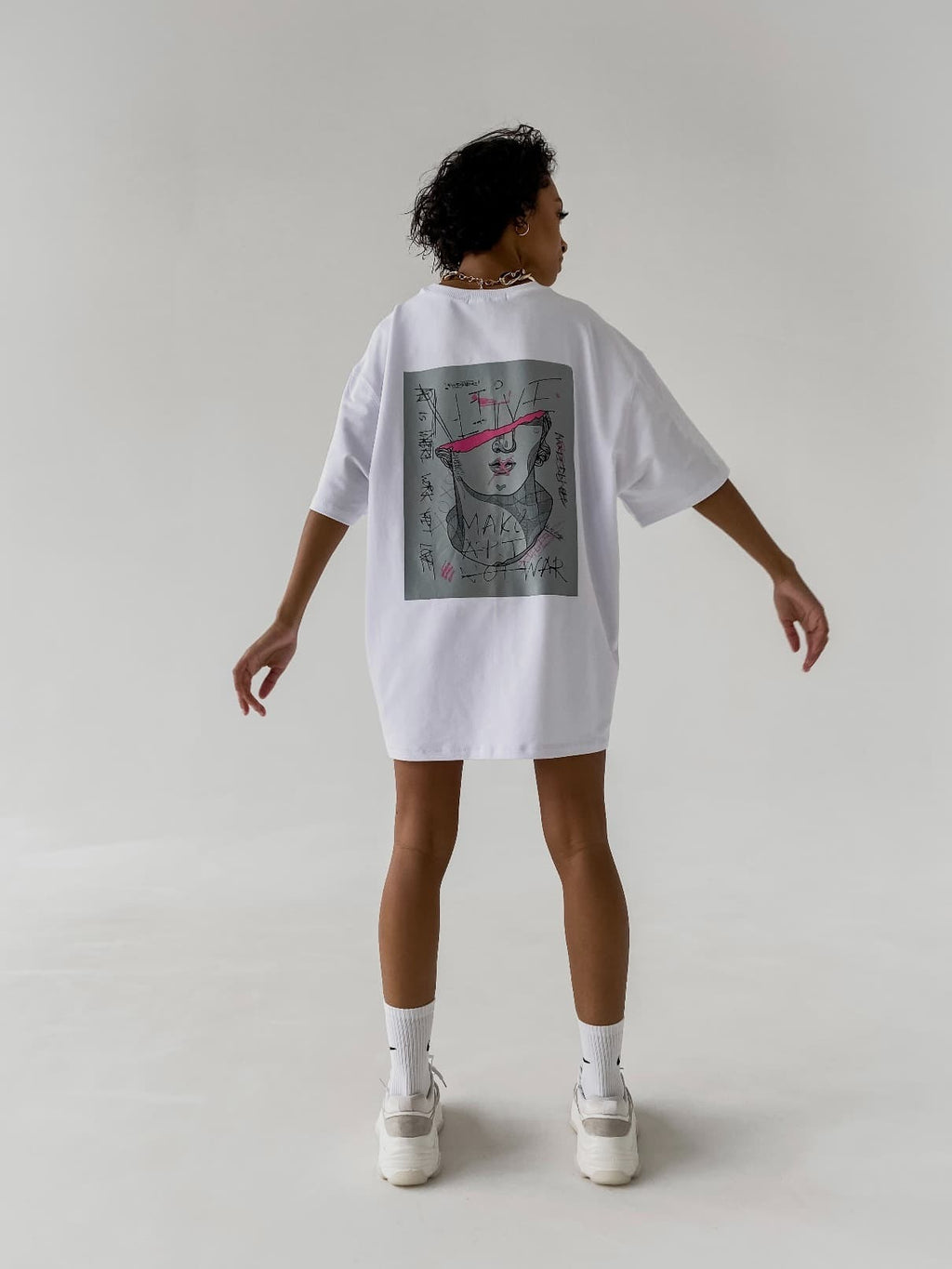 T-shirt GROOVE / White — WOOGEE