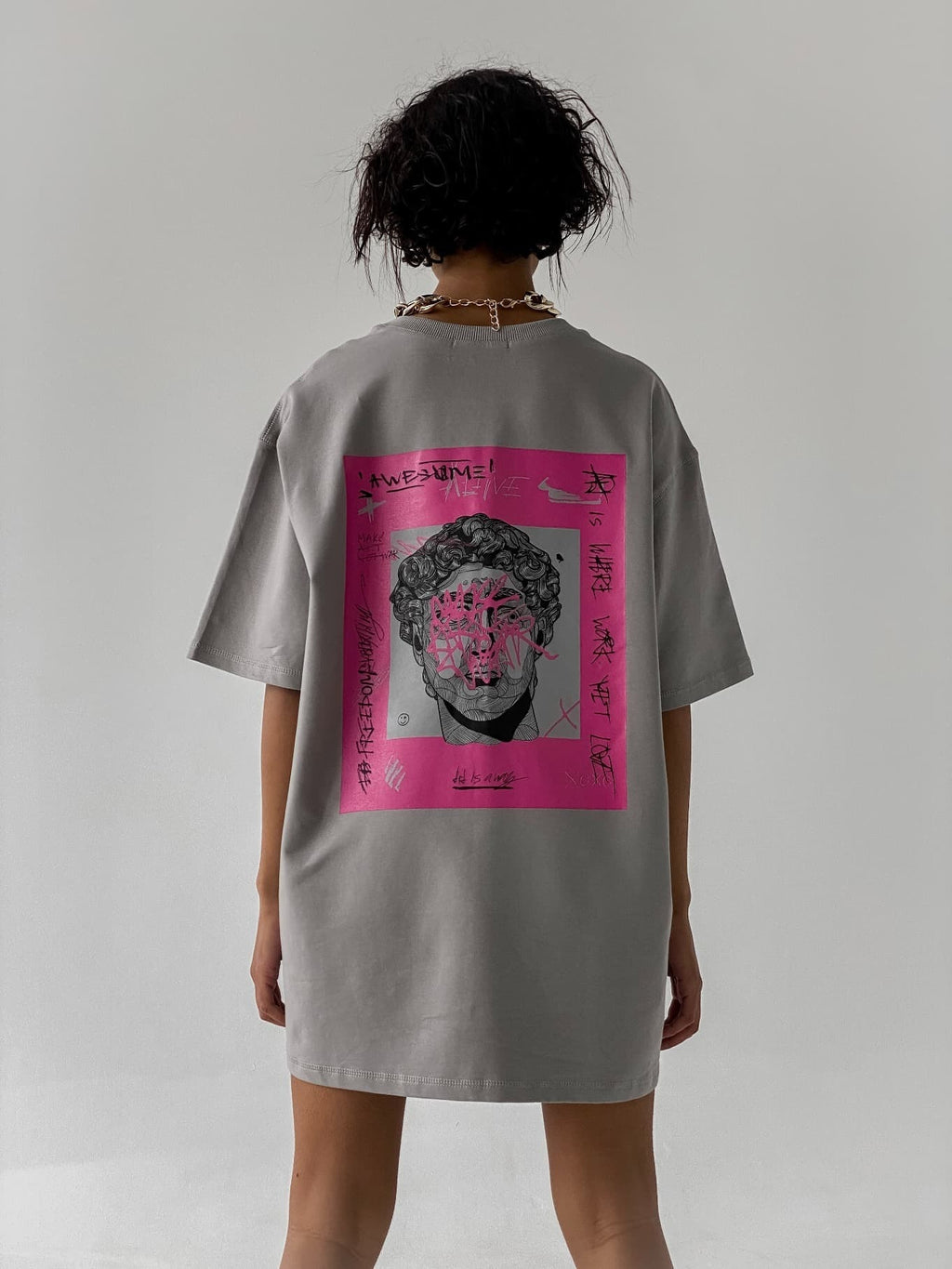 T-shirt GROOVE / Cement — WOOGEE