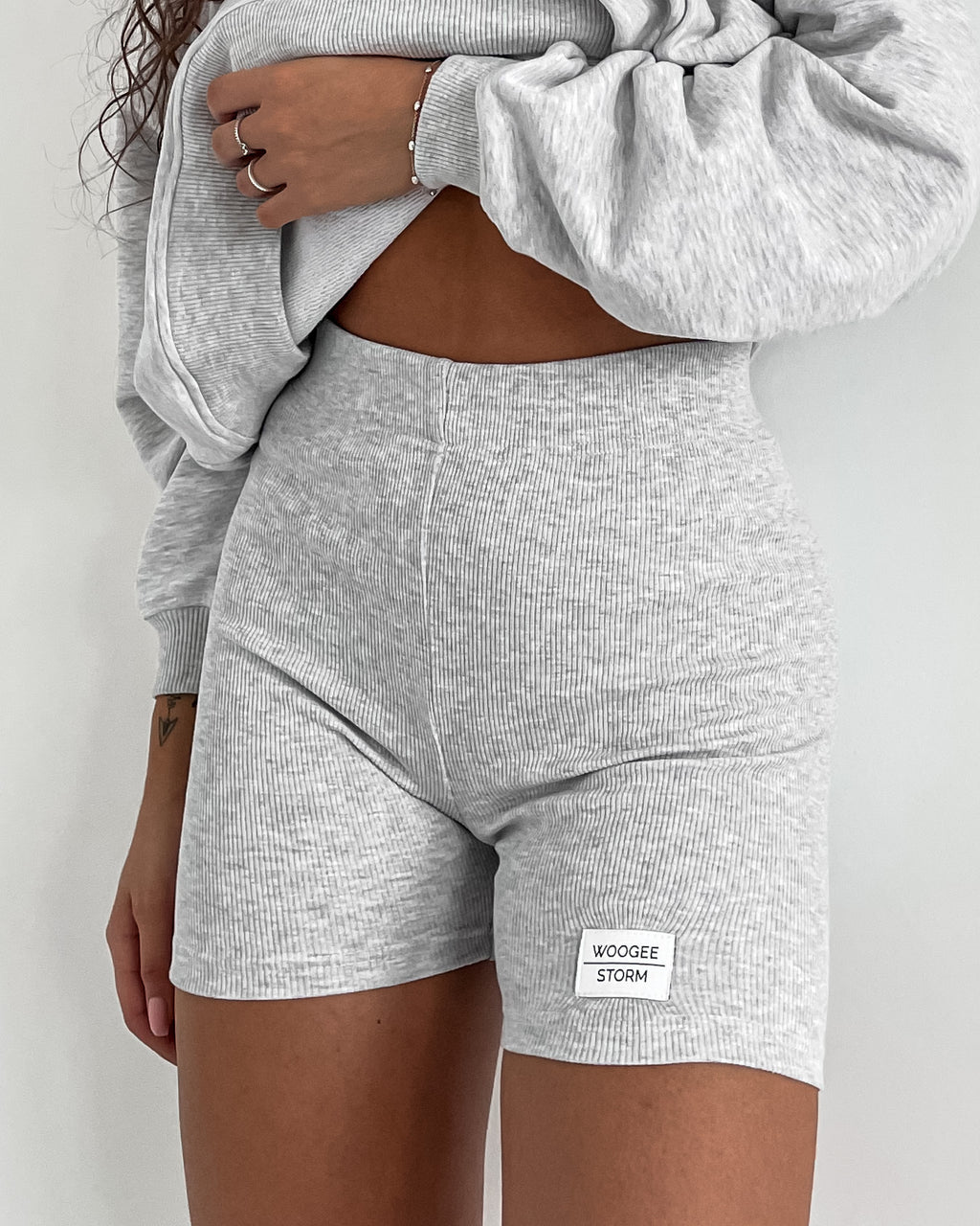 Bike Shorts SIMPLE — Grey Melange