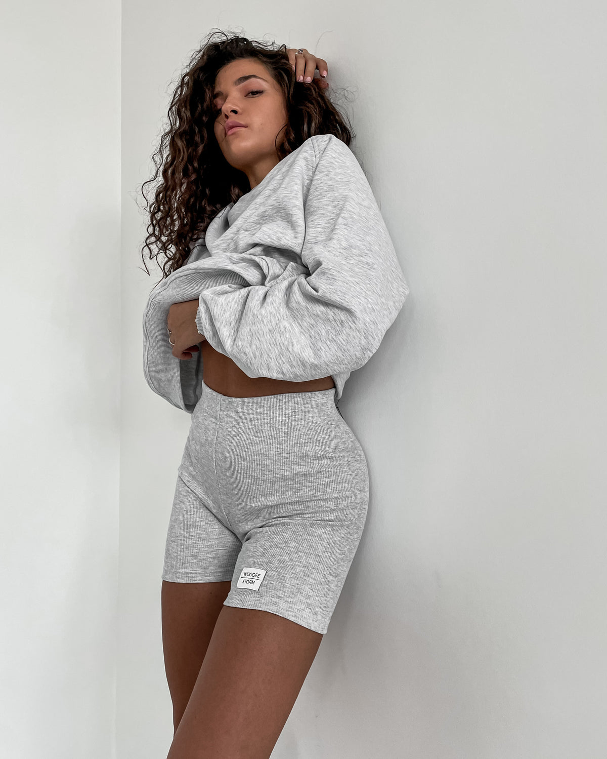 Bike Shorts SIMPLE — Grey Melange