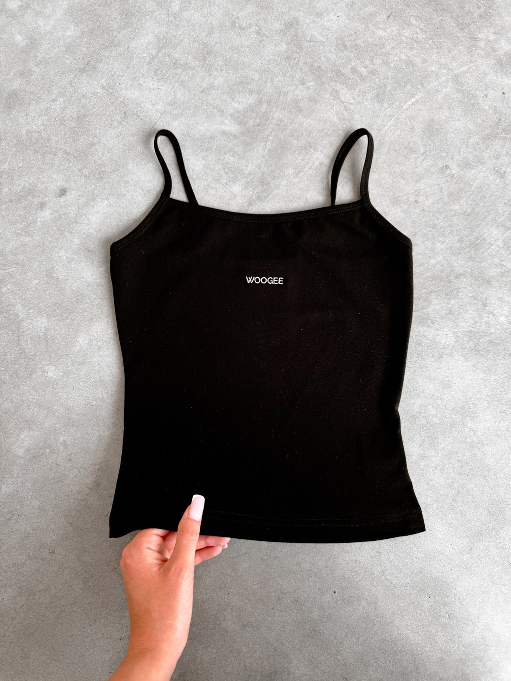 Top "LOUNGE" — Black — WOOGEE