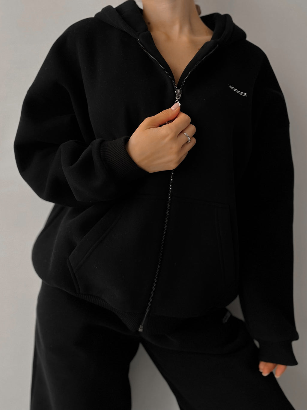Hoodie MOVE Winter — Black