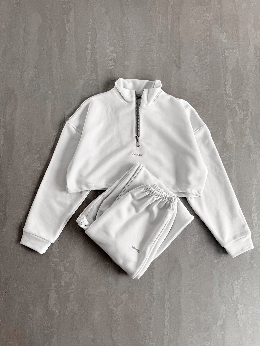 Crop Sweatshirt ACE — White