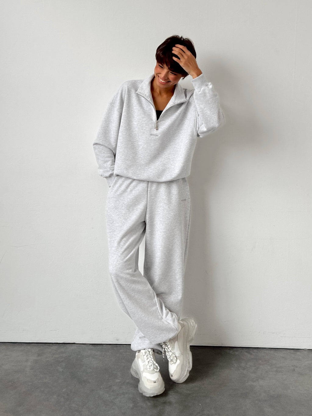 Sweatshirt CLOUD mid-season — Grey Melange