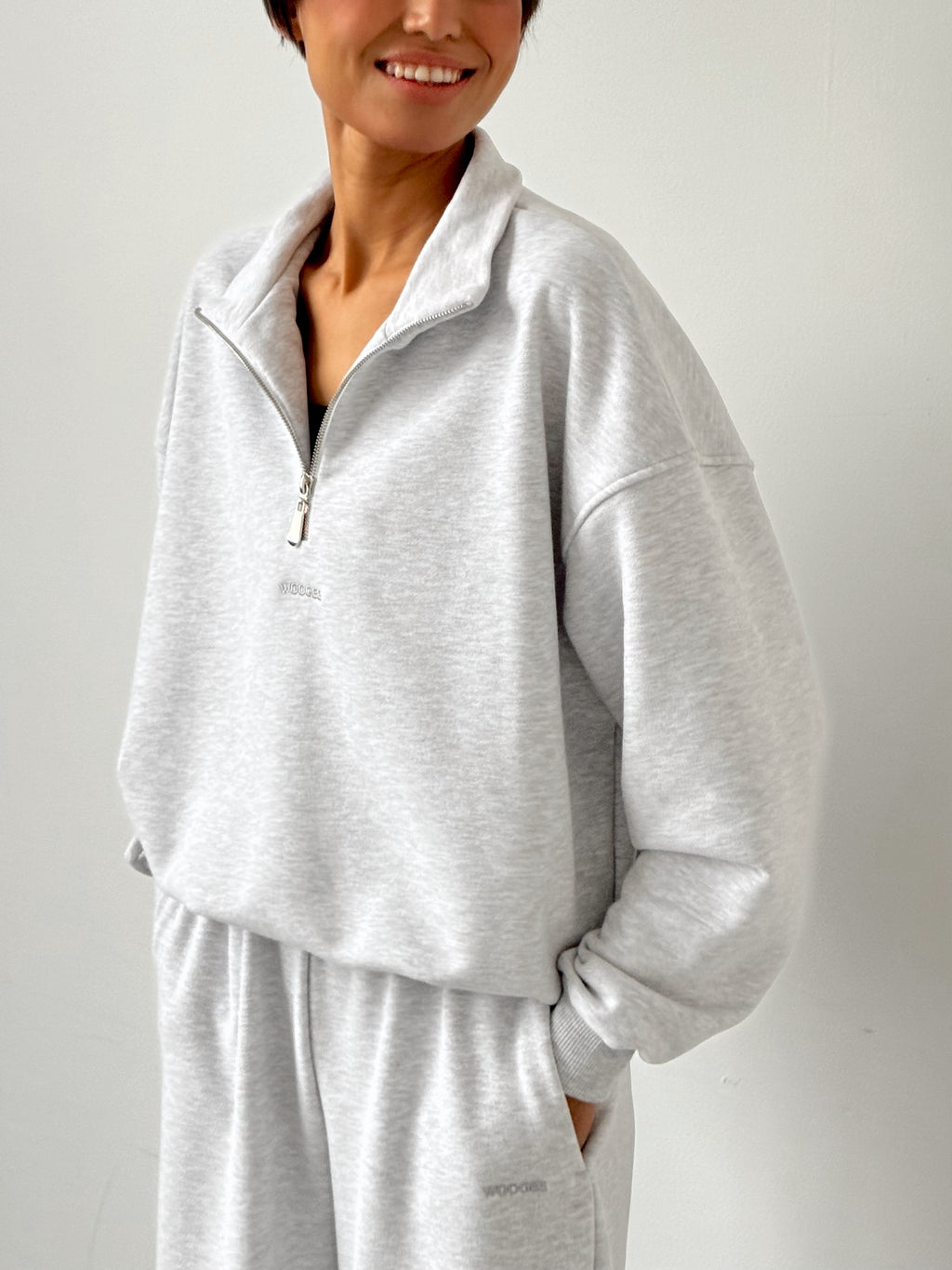 Sweatshirt CLOUD mid-season — Grey Melange