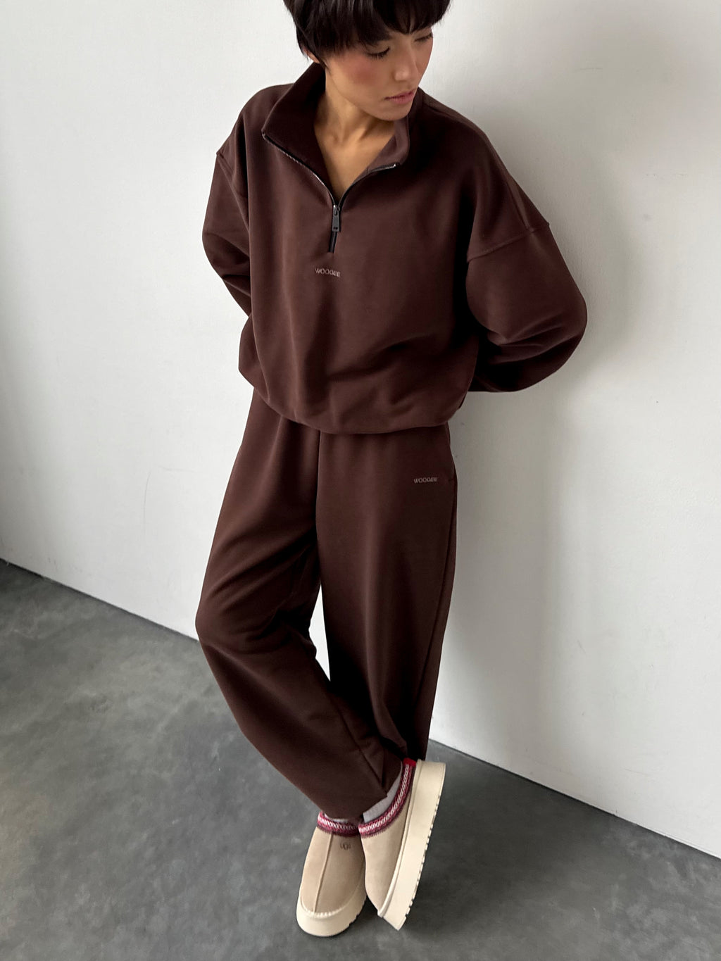 Sweatshirt CLOUD mid-season — Chocolate
