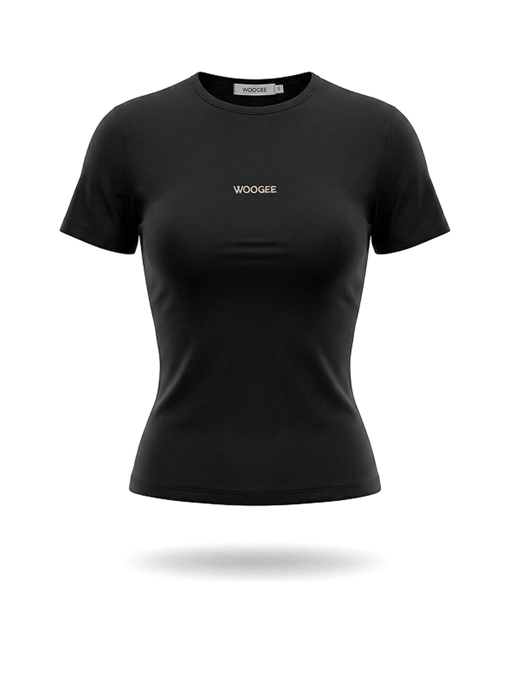 T-shirt "LOUNGE" — Black — WOOGEE