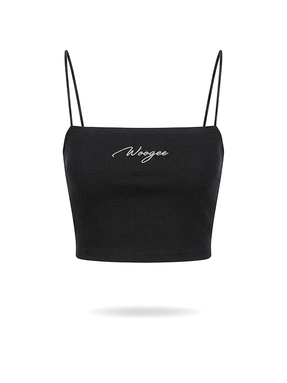 Top "SIMPLE NEW" — Black — WOOGEE