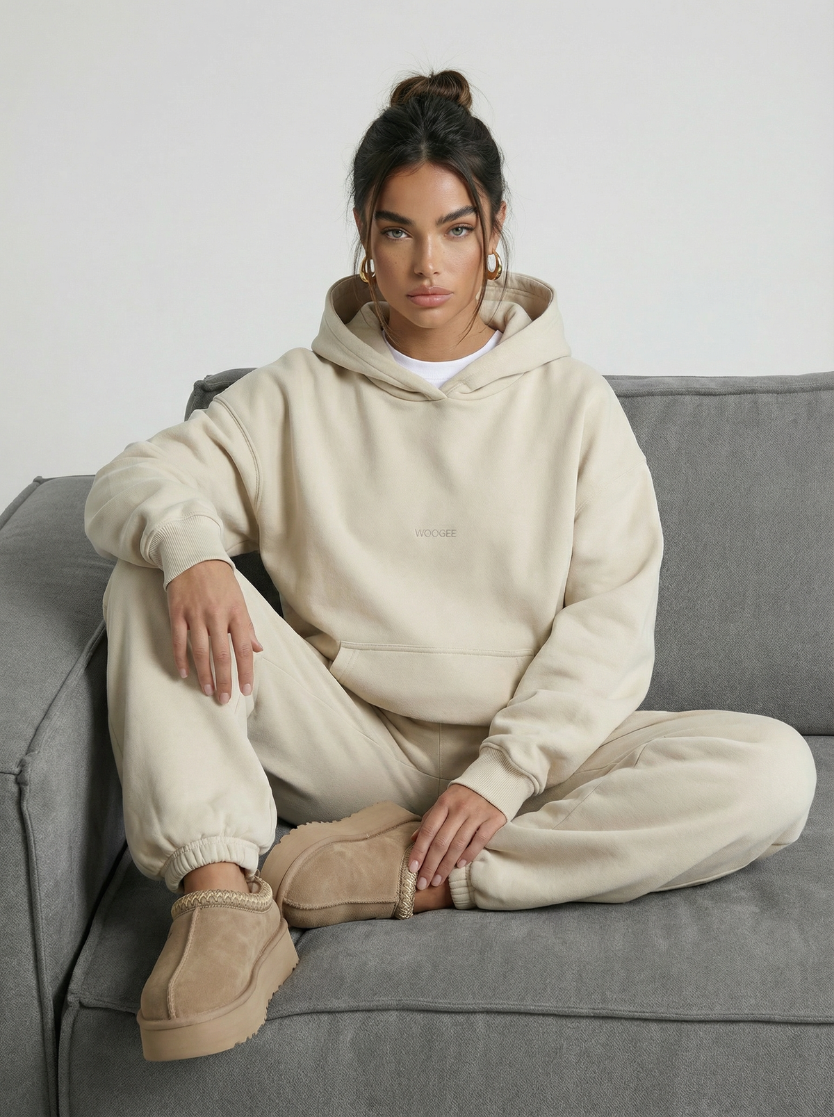 Hoodie CLOUD Winter — Cream