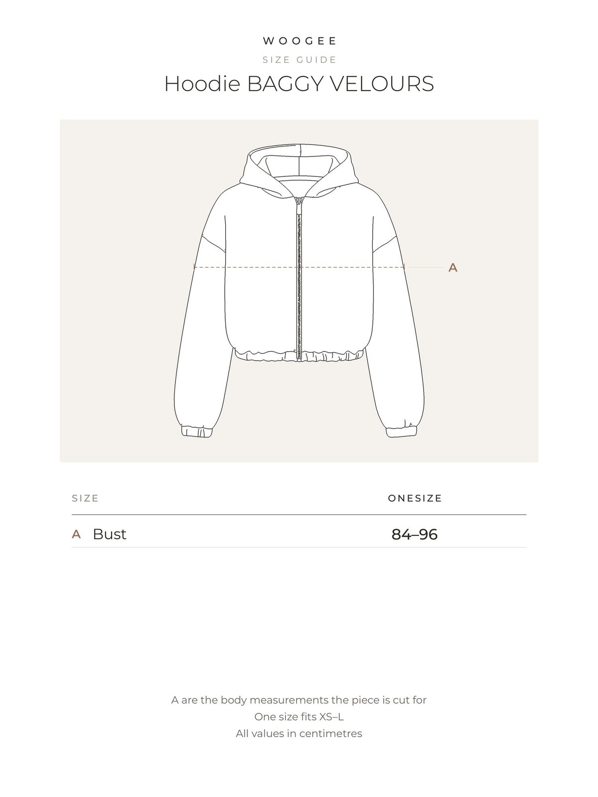 Size & fit — Marl Grey — Chocolate — WOOGEE