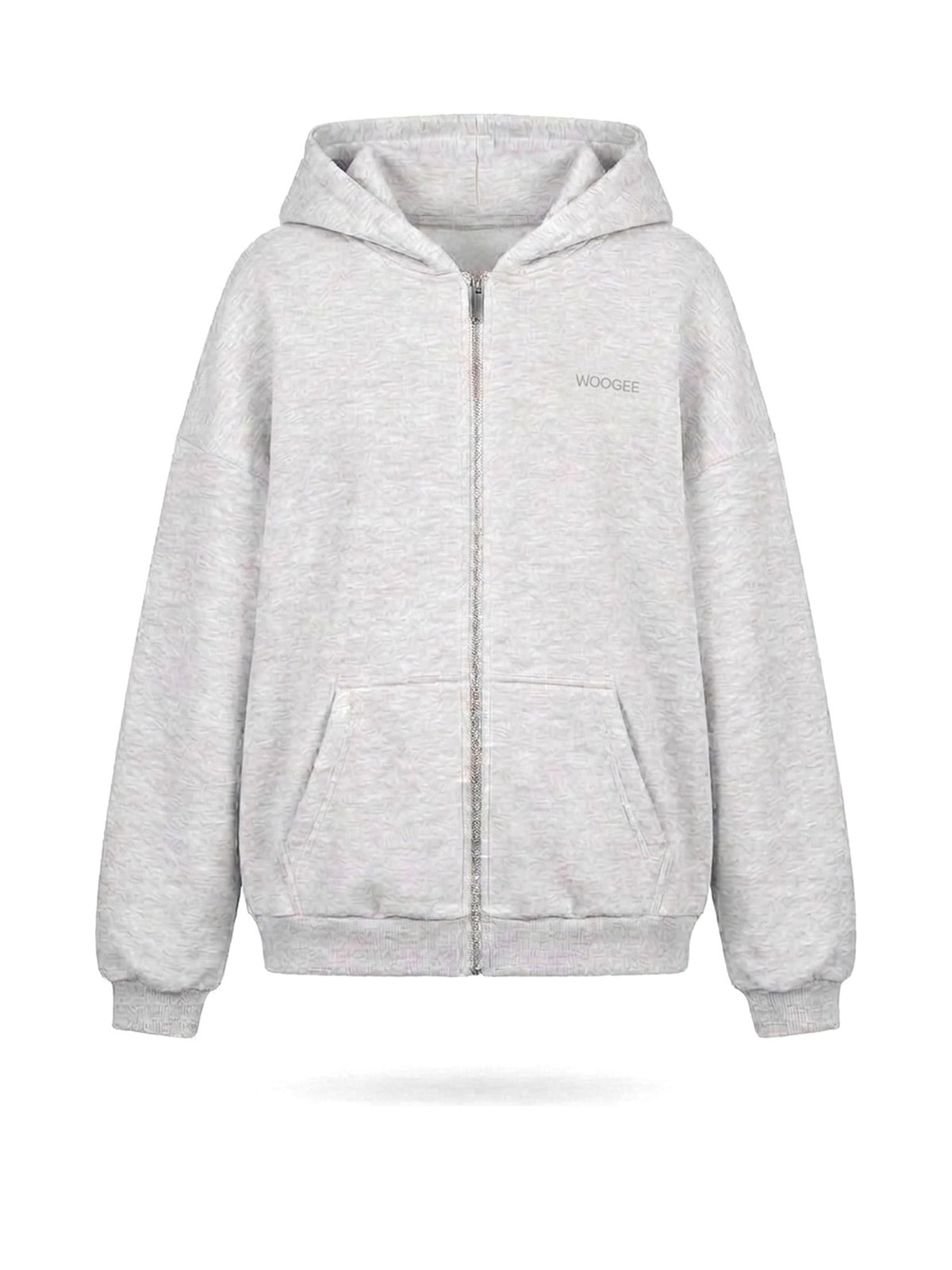 Sudadera con cremallera MOVE · Grey Melange