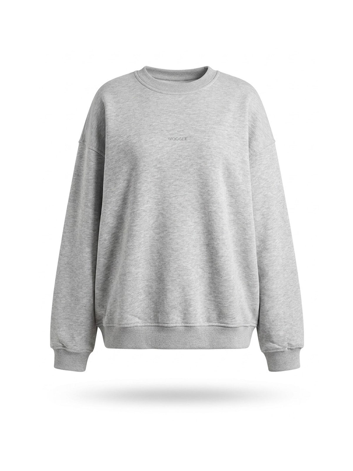 Sweatshirt COSY ( One Size) — Grey Melange — WOOGEE