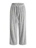 Pants SOFTNESS NEW VELOURS — Marl Grey — WOOGEE