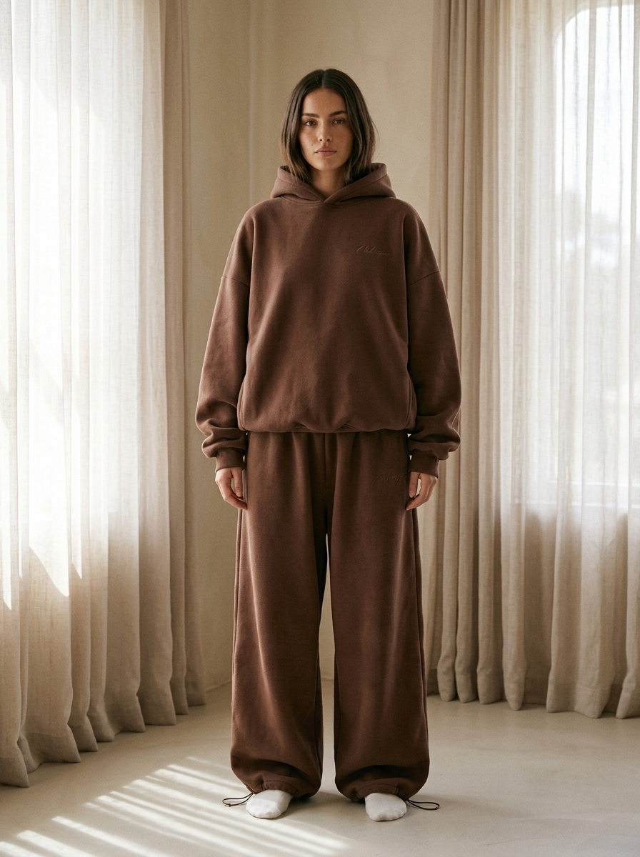 SOFTNESS Oversized Set — Chocolate · Предзаказ — WOOGEE